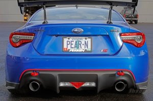 Scion FRS Tow Hook Kit - Rear - Perrin Performance - Red - `13-`20